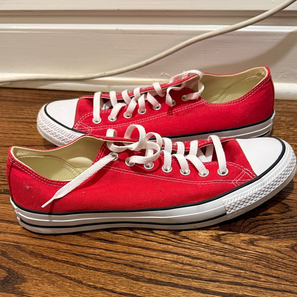 Converse All Stars Classic Red Canvas Sneakers